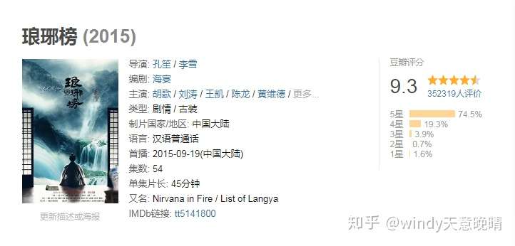 这十年 豆瓣评分超过9分的国产剧 只有这九部 知乎