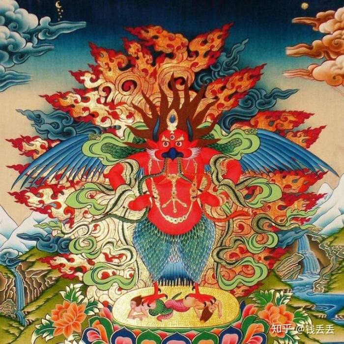 知乎用户9gs76f 的想法: 迦楼罗是古印度神话中的巨型神鸟,是三大