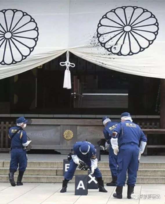 靖国神社泼墨的中国男子 无罪释放 知乎