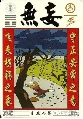 天雷无妄无妄卦上乾为天下震为雷