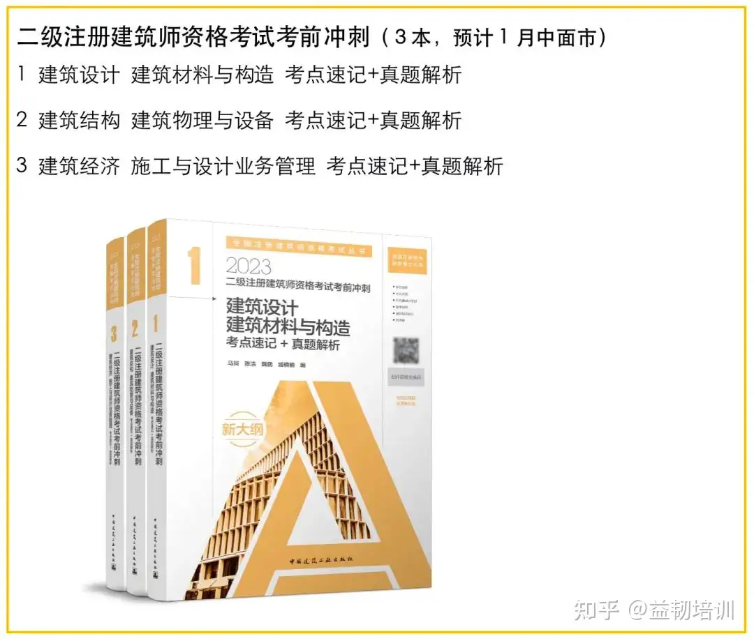 新大纲，新教材：2023注册建筑师资格考试教材内容抢先看！ - 知乎