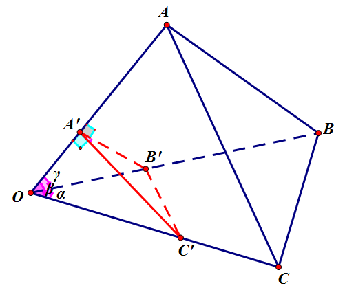 四面体空间角公式 知乎