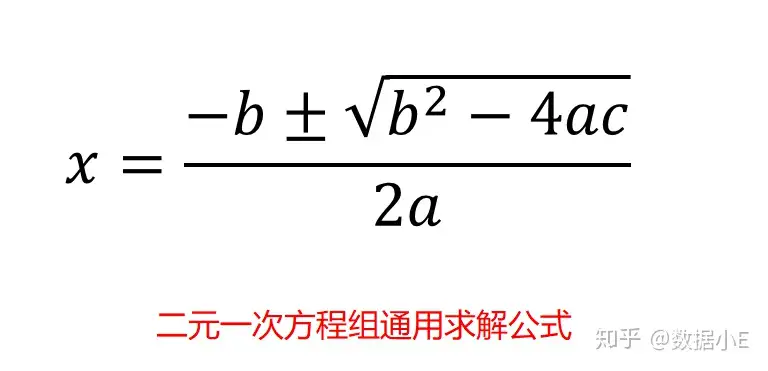 Excel求解多元一次 一元二次方程组就是这么简单 知乎 Excel求解多元一次 一元二次方程组就是这么简单 知乎