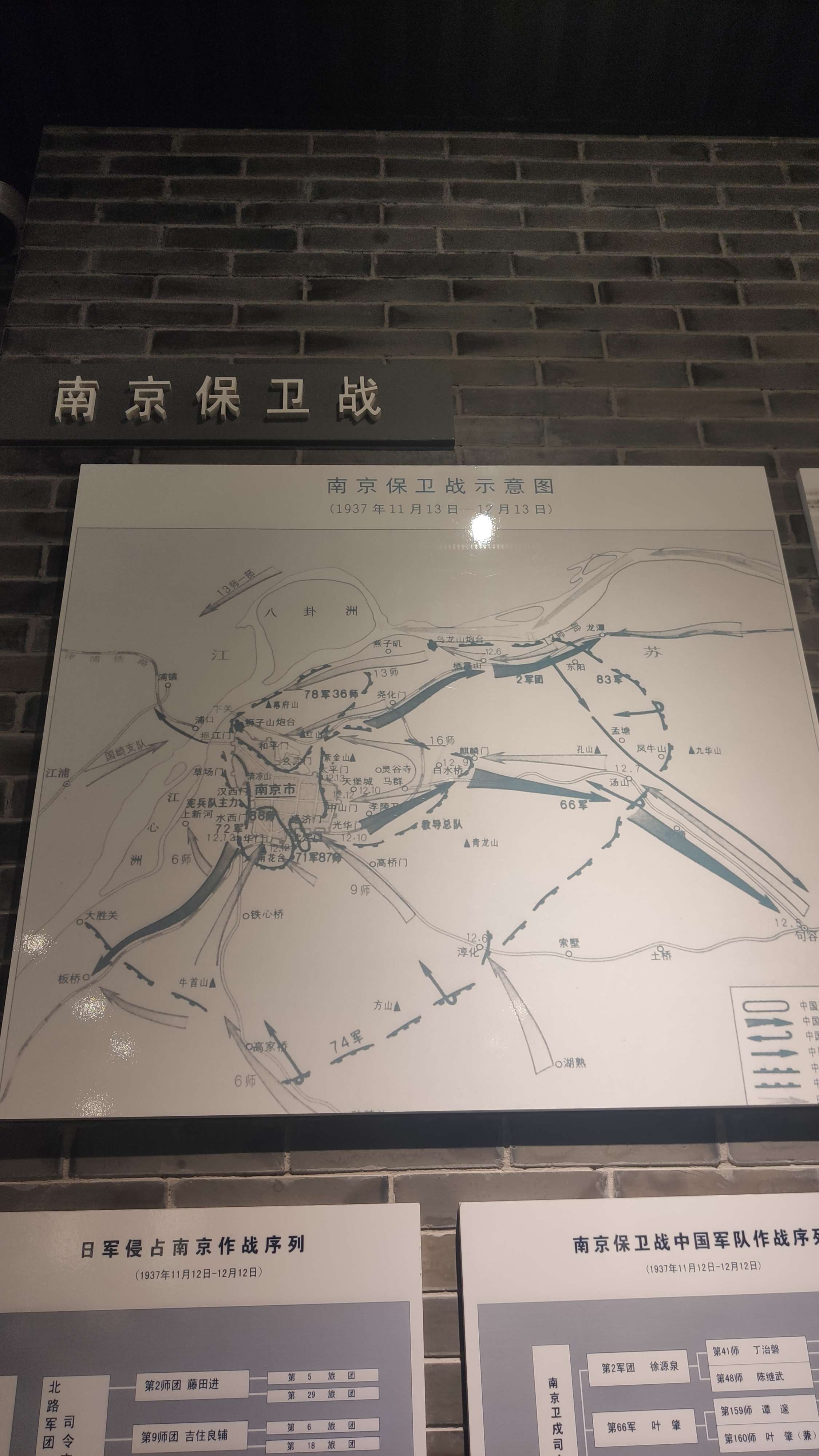 金牛座棋格格 的想法: 在句容新四军纪念馆看到的南京保卫战资料
