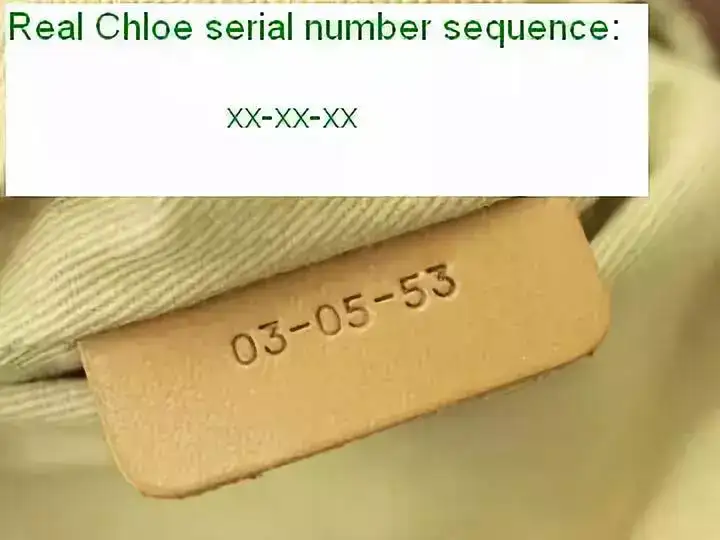 Chloe serial best sale number sequence