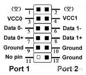 联想主板前置usb,音频接线图解