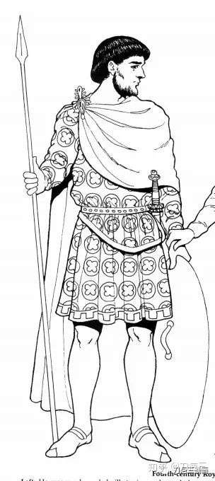 屁股下面的宝座还有背景窗子的参考,全部是有考据的拜占庭时期的物件