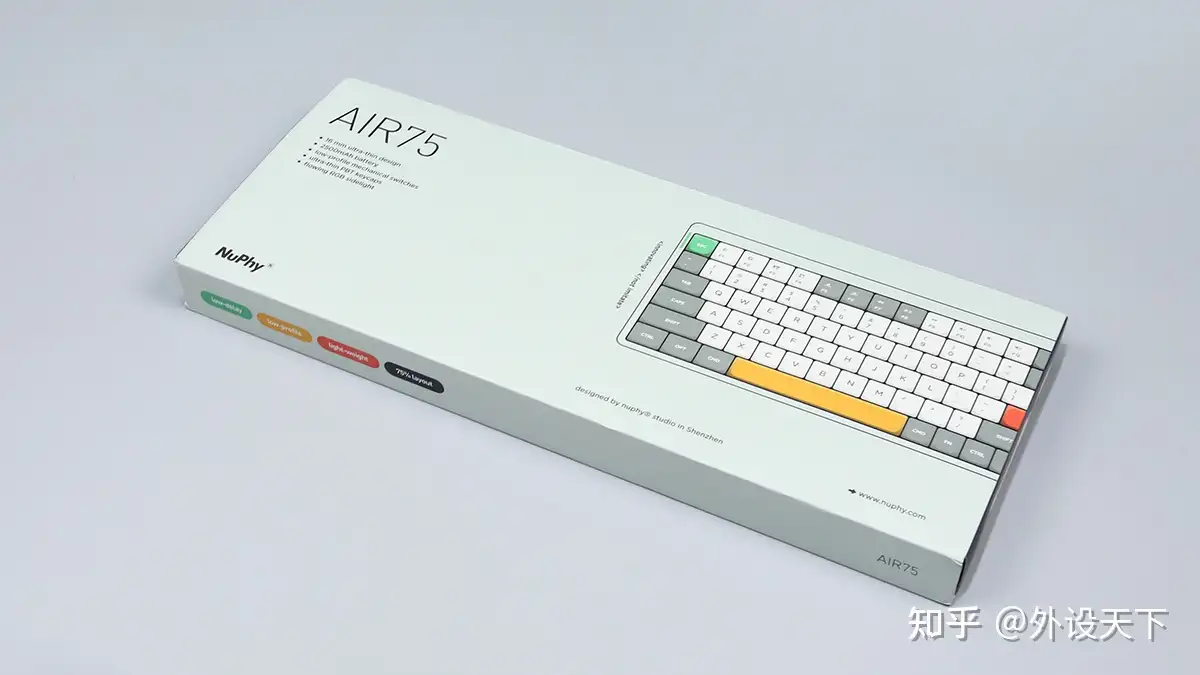 NuPhy Air75三模矮轴机械键盘评测：多模、高颜、轻便- 知乎