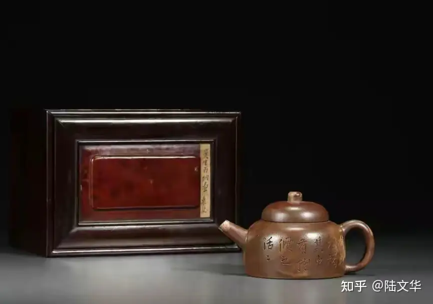 ♢中国 紫泥 茶壺 古玩 宜興窯？タタラ作りアンティーク 骨董品