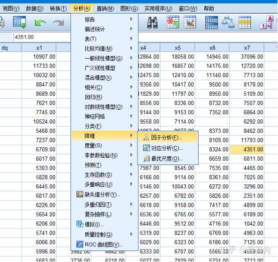 Spss因子分析模型实操 知乎