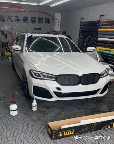 山西太原驰鑫汽车美容装饰宝马5系ttm隐形车衣施工案例展示