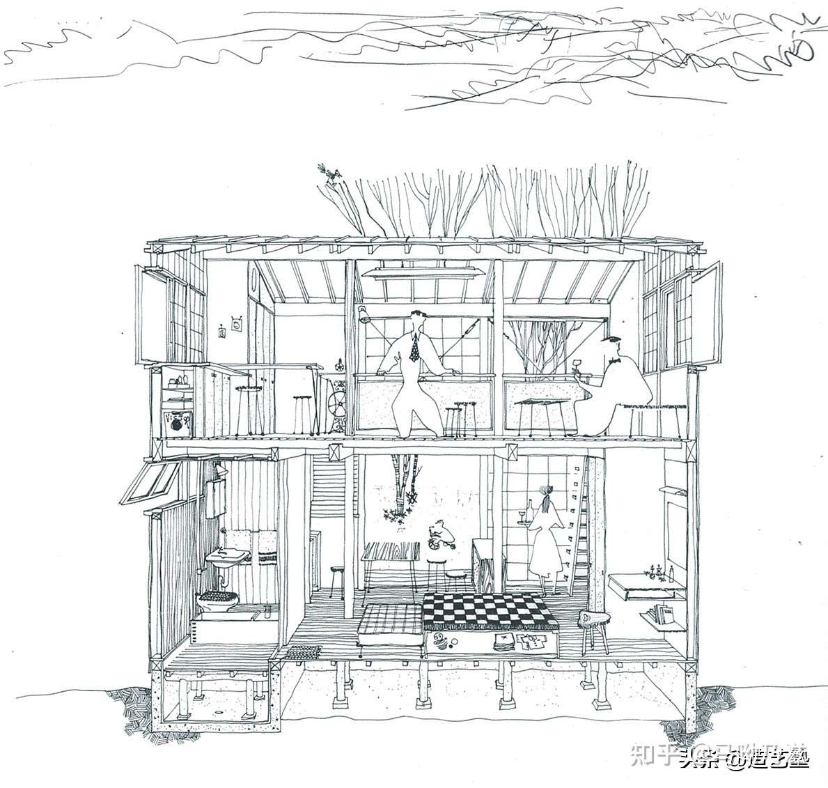 日本的极小住宅 知乎