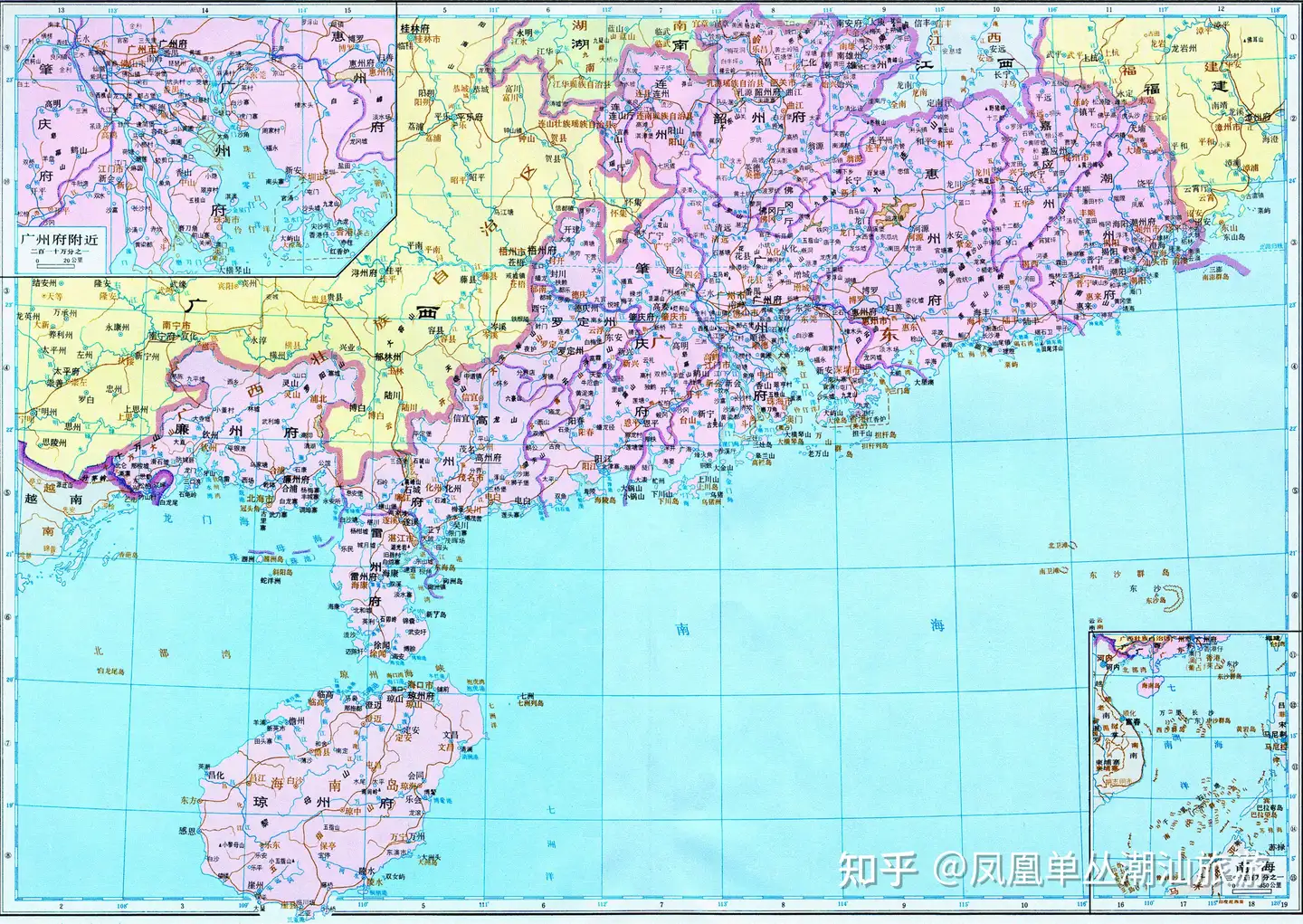 广东各朝历史地图（今日广东省版图基本定型于明朝）插图12