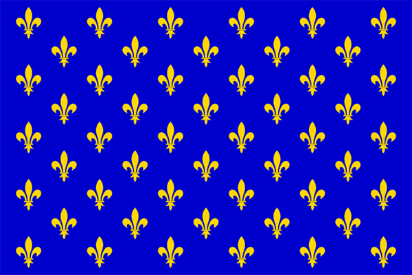 波旁法国旗帜图片