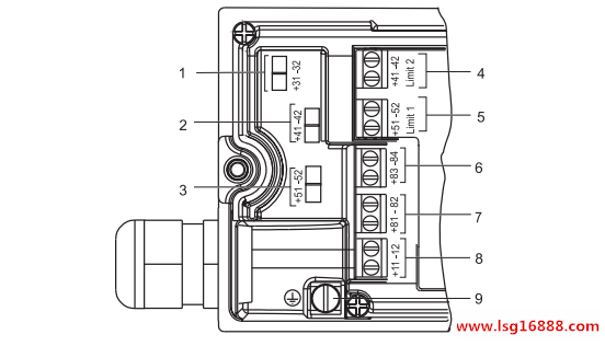 abb閥門定位器tzidcv18345接線圖