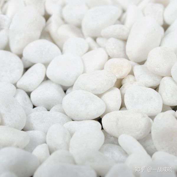 上小学的时候,跟同学在沙堆旁边玩,突然看见沙堆里有很多白色的鹅卵石