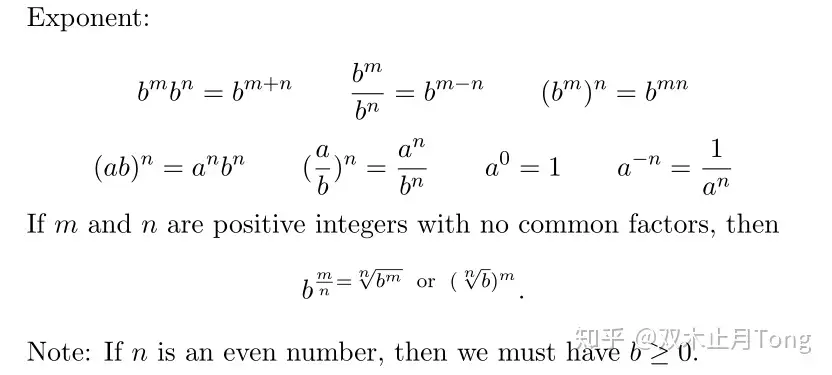 数 你好看 对数运算 Logarithm 知乎