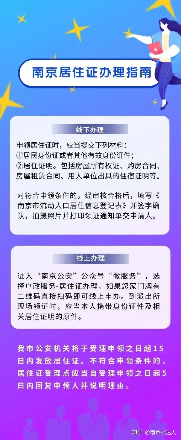 教你线上办理南京居住证 还可享受这些权利 知乎