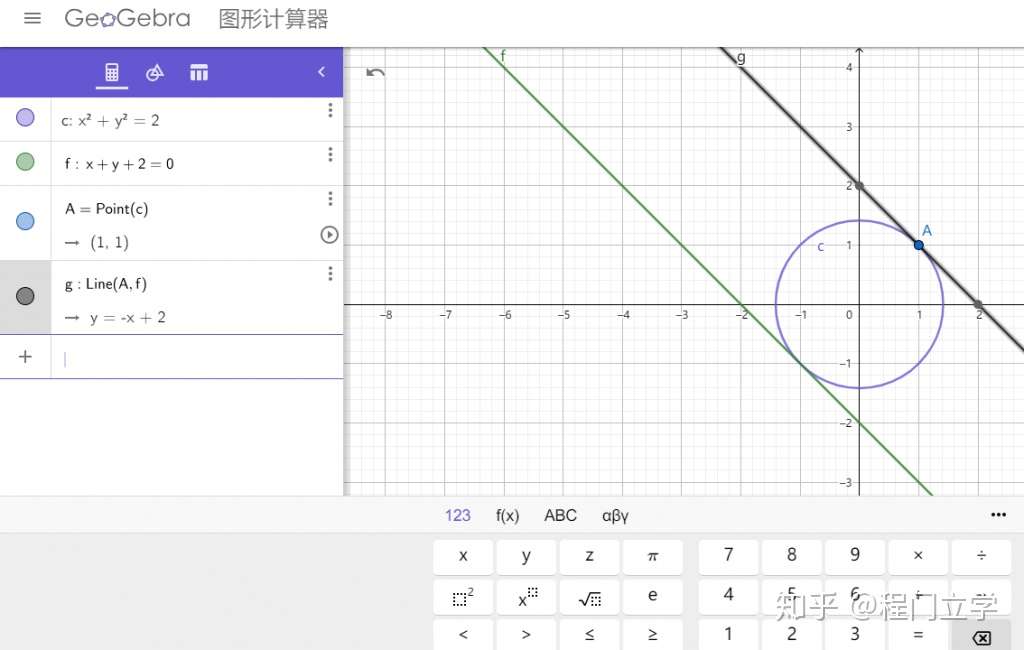 Geogebra 多平台的图形 方程 函数计算器 知乎