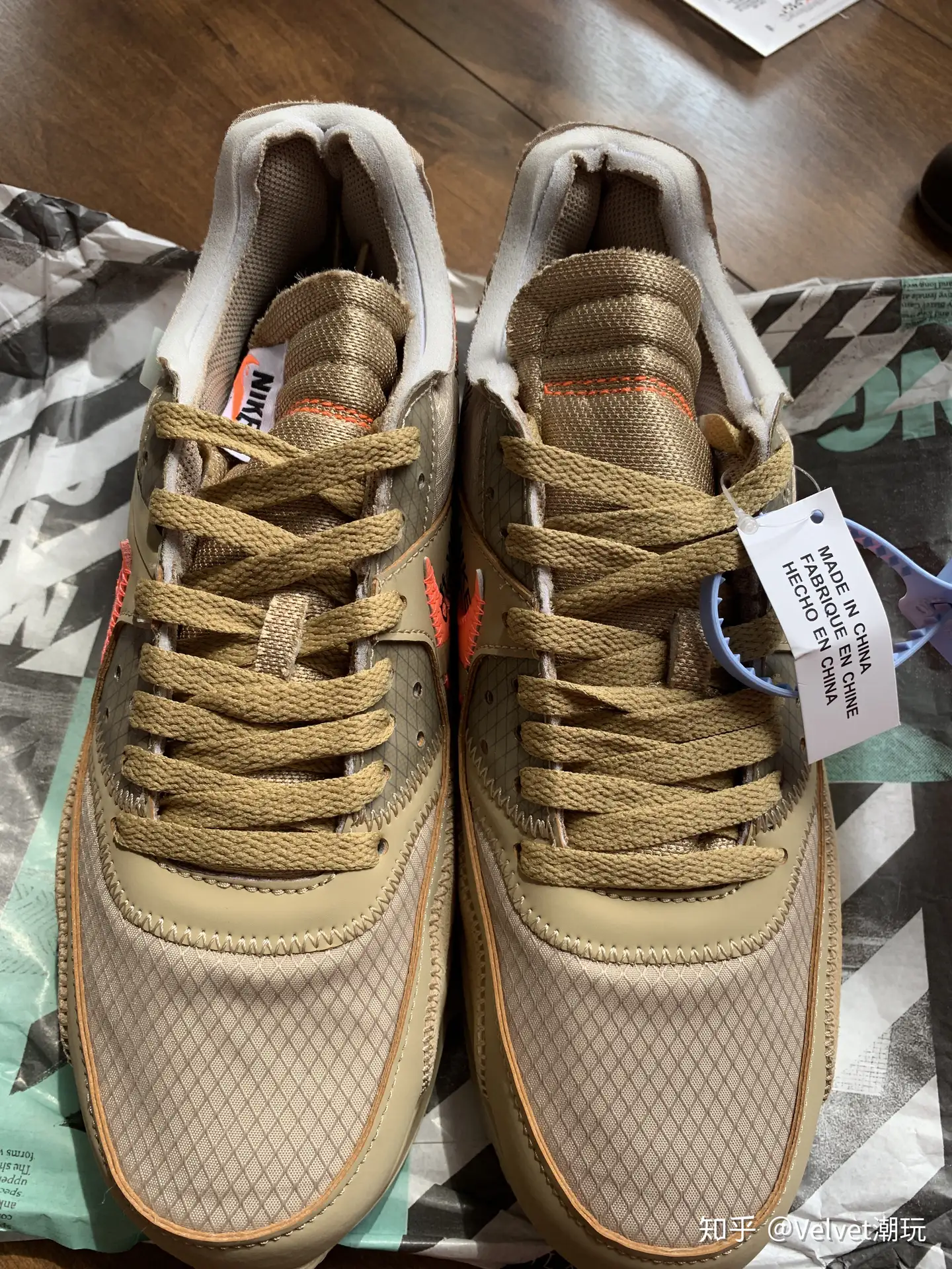 OFF-WHITE x Nike Air Max 90 “Desert Ore” 测评- 知乎