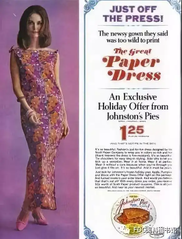 60年代时尚先锋们钟爱的快消产品——纸裙子 The Paper Dress插图16