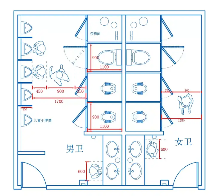 服务区公厕现“厕长和总厕长”（服务区公厕字样效果图） 第10张