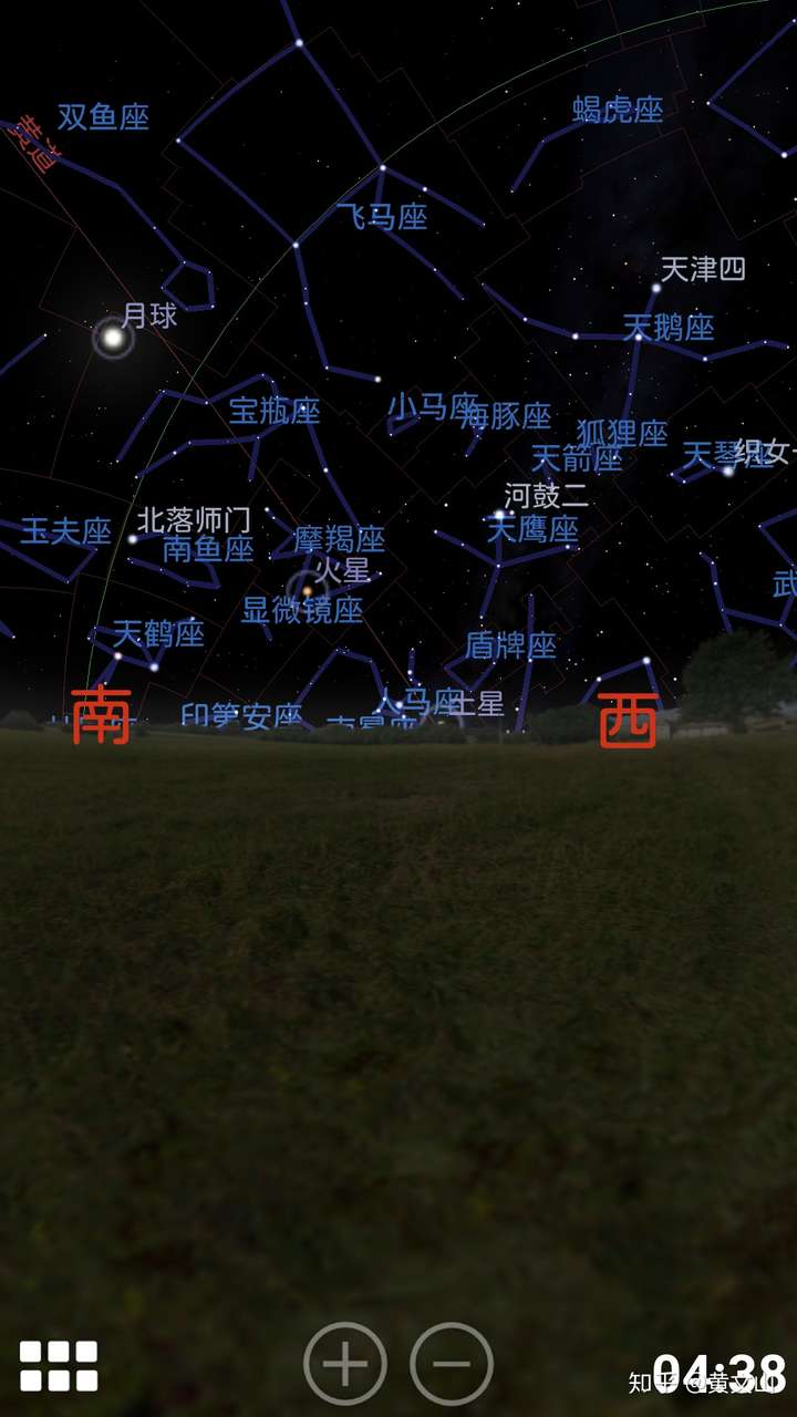 天上星星位置分布图图片