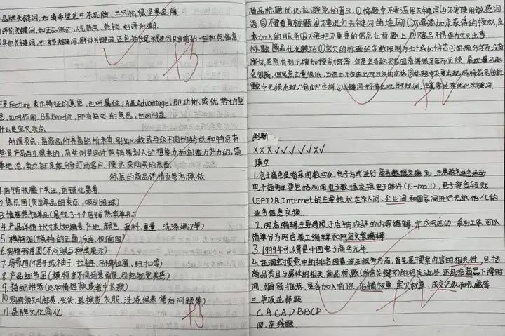 深化專業(yè)課堂 敦促自主學(xué)習(xí) | 塘棲校區(qū)電商專業(yè)作業(yè)筆記展示(圖33) 深化專業(yè)課堂 敦促自主學(xué)習(xí) | 塘棲校區(qū)電商專業(yè)作業(yè)筆記展示(圖33)
