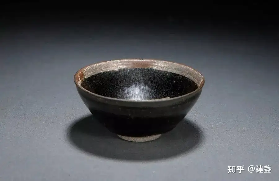 中国 宋代 建窯 黒釉 油滴天目碗 M R4043 陶芸 美術品 おもちゃ