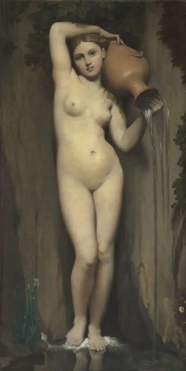 裸女绘画 