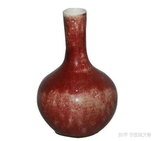 古玩收藏买卖颜值担当--红釉小天球瓶- 知乎