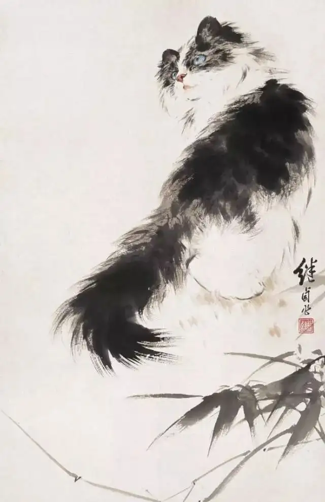 夏バテ　新人画家　大塚麻世   白猫　オッドアイ　金魚　油彩 油絵　絵画　猫絵 夏バテ」 新人画家 大塚麻世 白猫 オッドアイ 金魚 油彩 絵画 動物