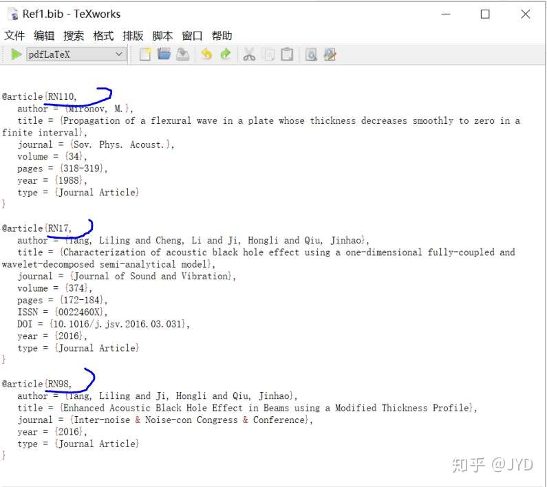 Latex 用endnote 插入参考文献 知乎