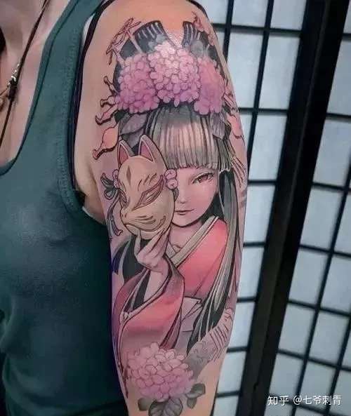 宜昌纹身 纹身培训 纹身图库 纹身 狐狸面具 预见未来的双眼 知乎