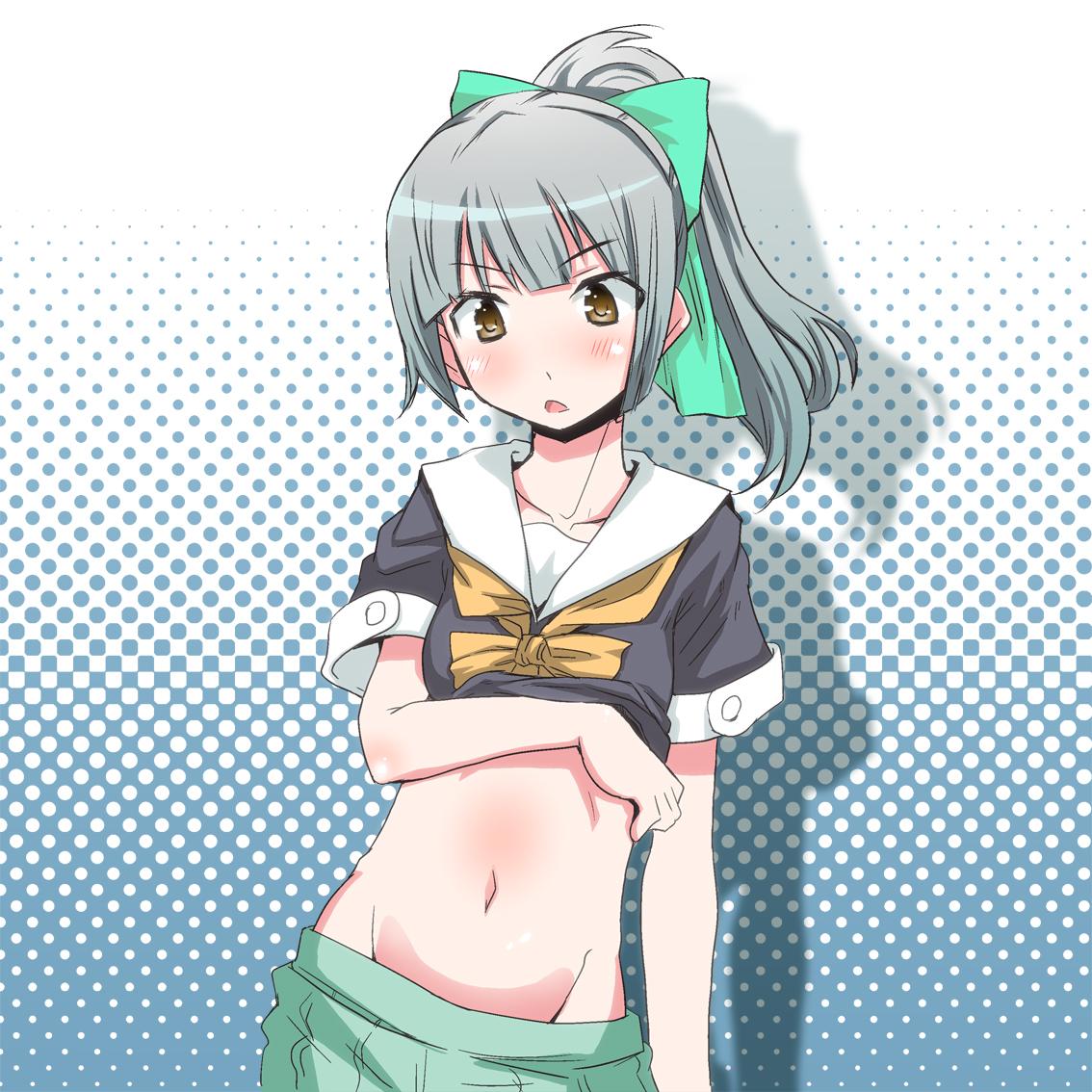 玩舰娘的时候每次看到夕张的肚脐都想戳一下, 我是不是变态? - 知乎