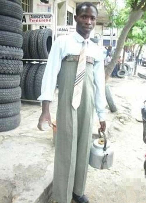 非洲黑人兄弟为什么喜欢这种装束? - 服饰搭配