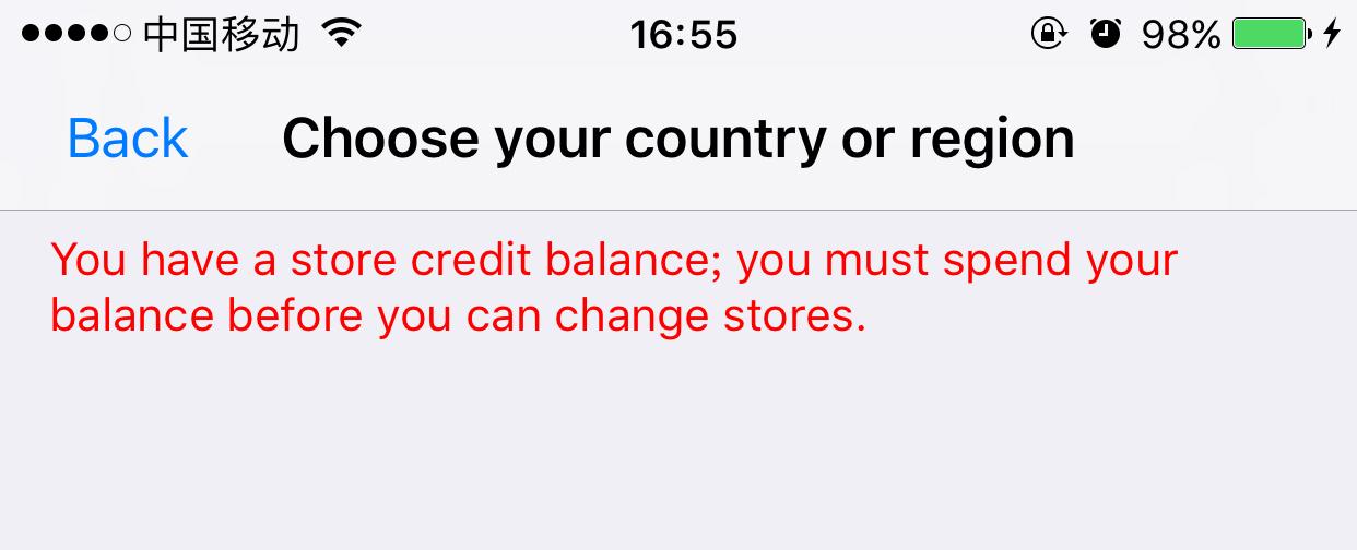APP Store从中国切换到美国没遇到阻碍,从美国