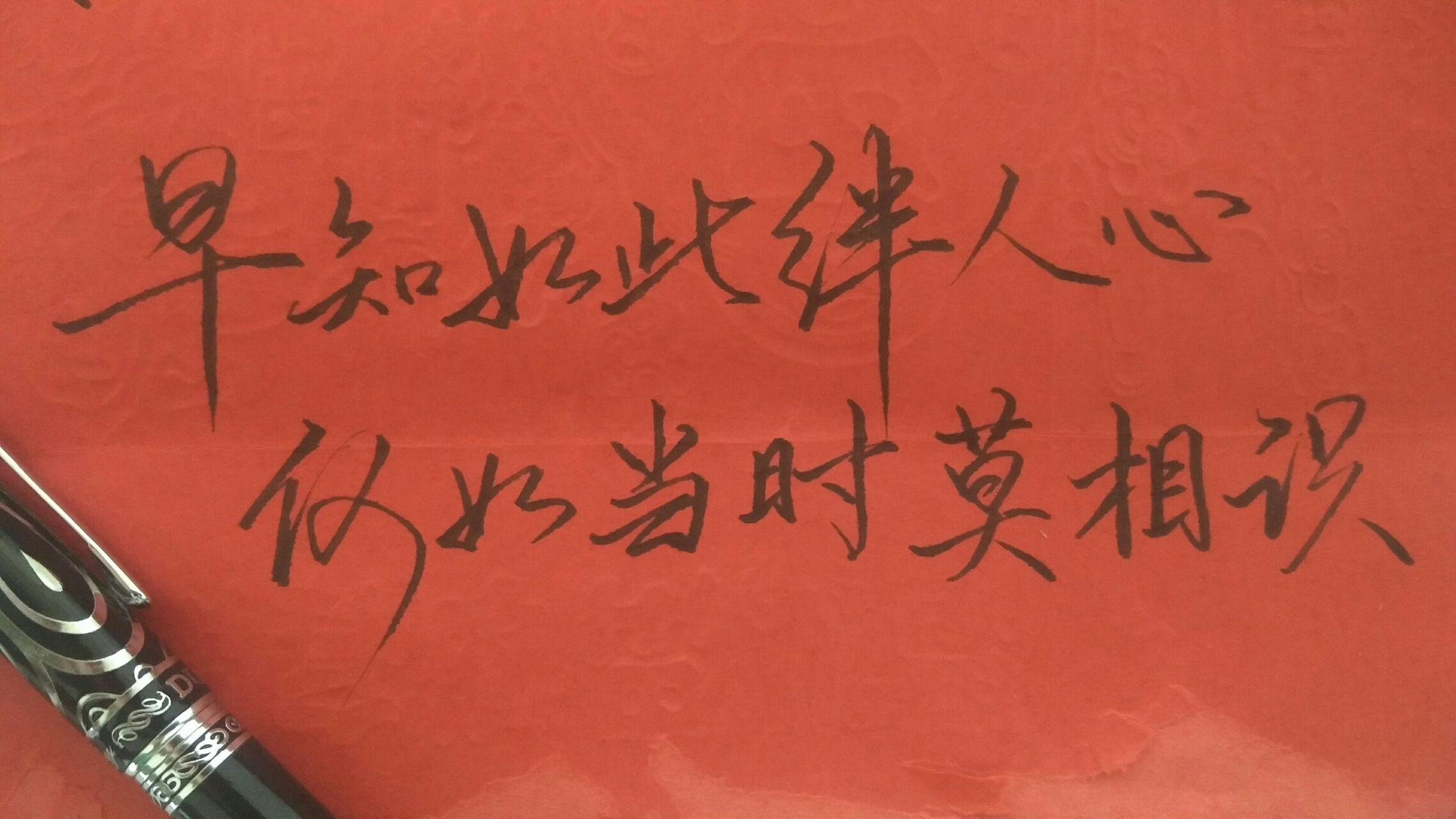 归来华发苍颜布被秋宵梦觉 眼前万里江山早知如此绊人心 何如当初莫相识