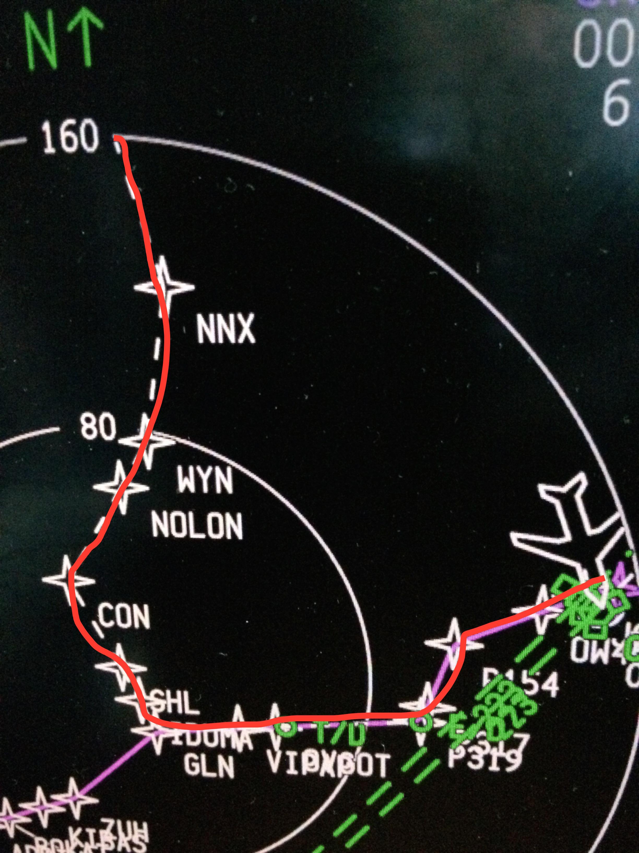 飞机飞行线路图图片