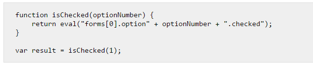 JavaScript 为什么不推荐使用 eval? JavaScript 为什么不推荐使用 eval?