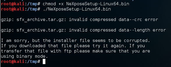 linux下 NeXpose软件的安装问题? - 知乎用户的