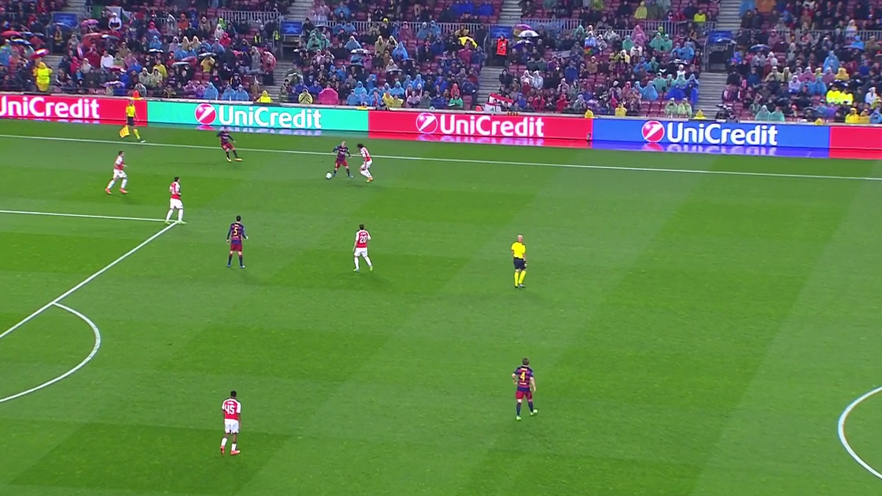 如何评价 2016 年 3 月 17 日巴萨 3:1 阿森纳这