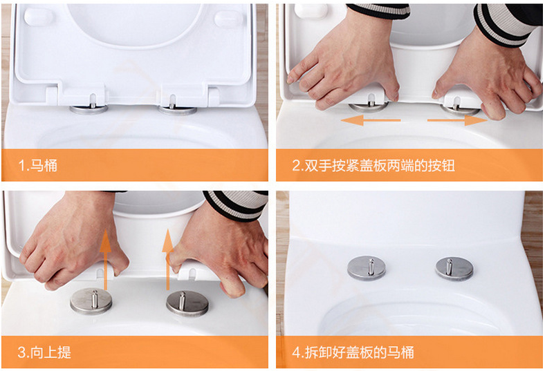 如这样的坐便器设计除了整个拆下来外如何更换马桶盖