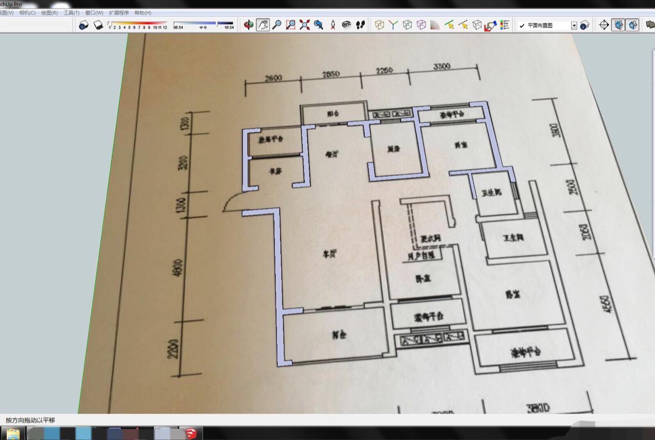 CAD施工图教程-新建墙体图图文教程- 虎课网