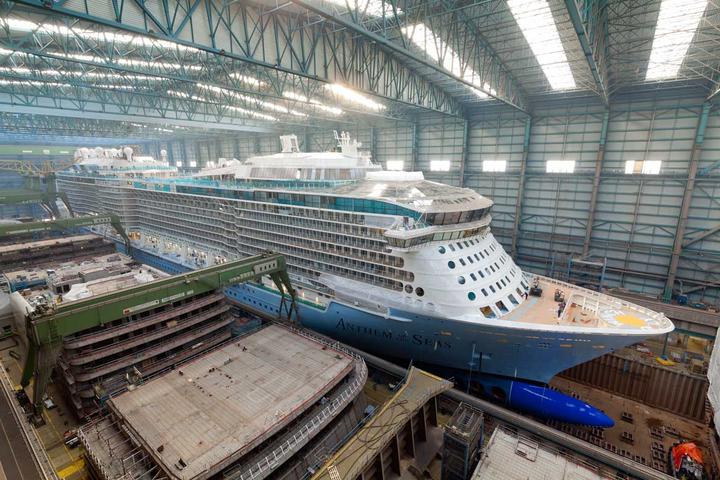 cruise ship manufacturing process