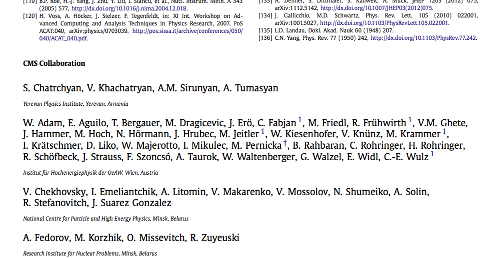 怎样确定论文数百署名作者的贡献大小?
