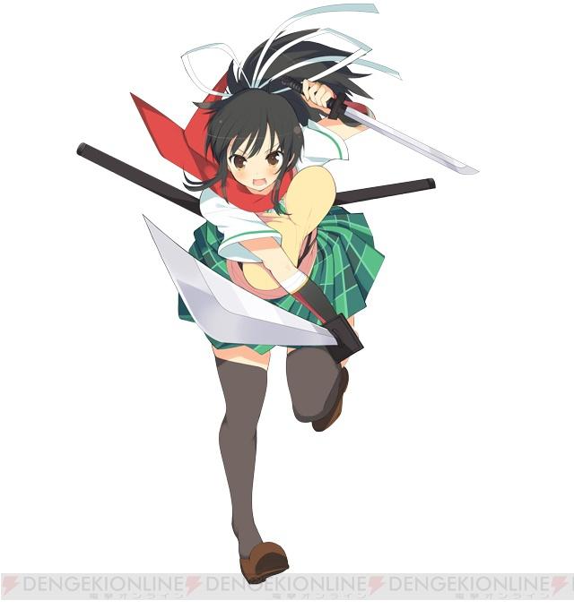 闪乱神乐不服啊.主角,飞鸟二刀缭斩!乱れ咲き!