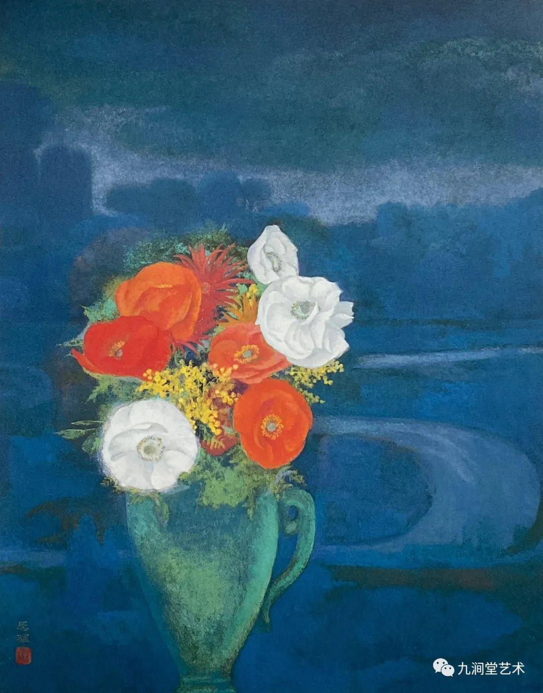 岩彩画| 高山辰雄（三） - 知乎