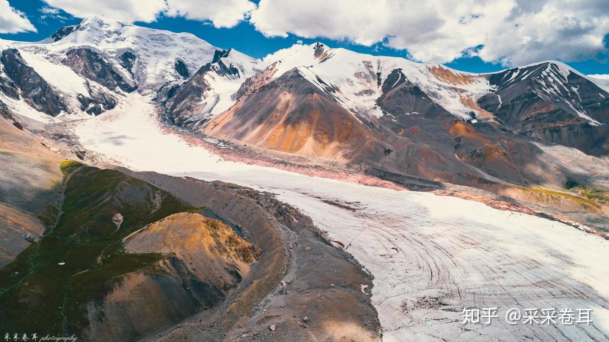 再次靠近青海阿尼瑪卿雪山哈龍冰川航拍展現山的最美一面