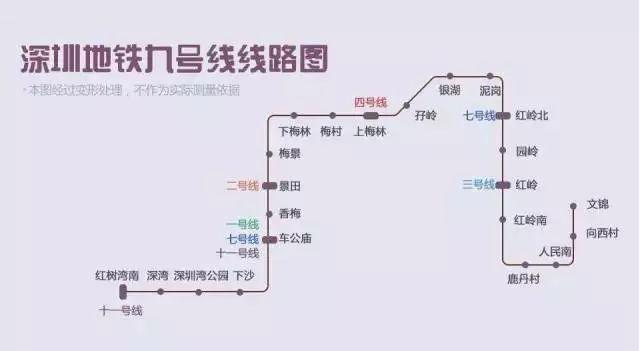 深圳地铁9号线规划图片